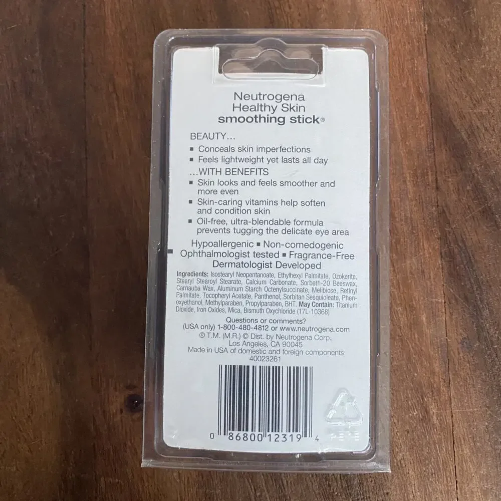Neutrogena Healthy Skin Smoothing Stick Concealer 03 Medium .10 oz New Sealed